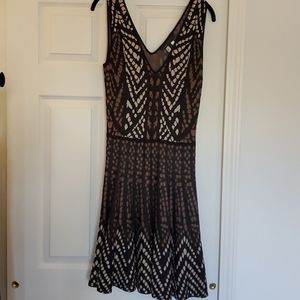 BCBG V-neck Knit Dress